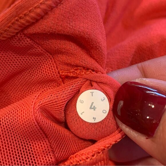 Lululemon Red Racerback Tank Size 4 - Picture 6 of 8